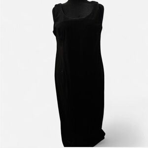 R&M Richards Classic Black Maxi Dress